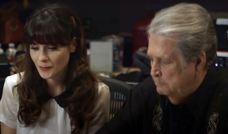 She & Him lança disco em homenagem ao Brian Wilson, com participação especial dele mesmo