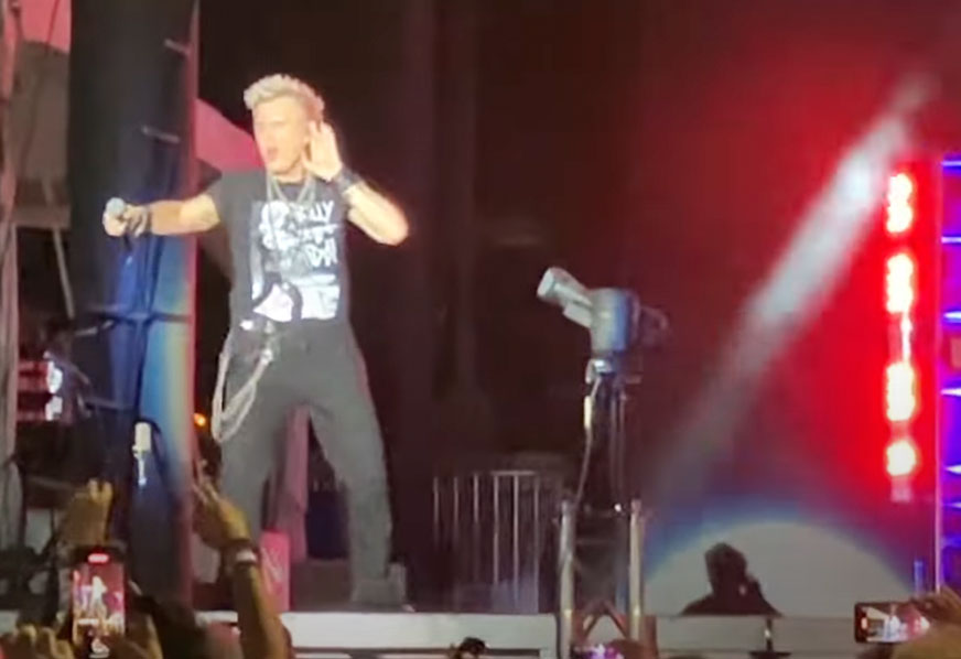 Duas clássicas do Billy Idol no domingo, na Califórnia. Dia 8 é no Popload Gig