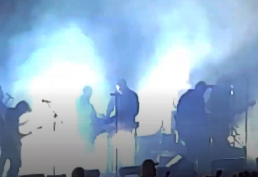 Os nove Nine Inch Nails em Cleveland