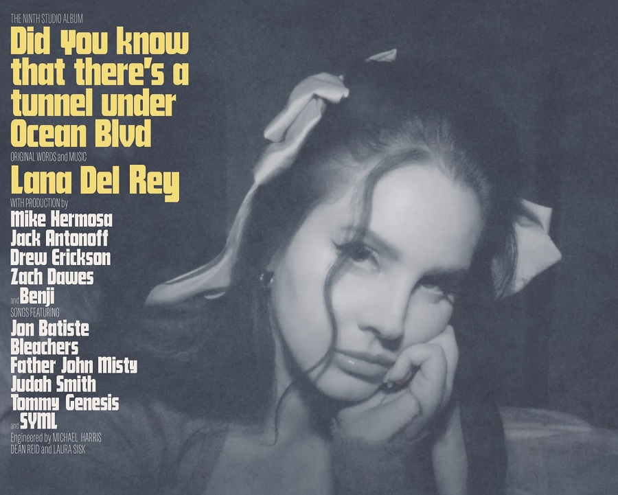 Lana Del Rey anuncia novo álbum para março e solta o single “Did You Know That There’s a Tunnel Under Ocean Blvd”