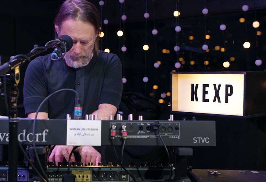 The Smile na KEXP. Pra começar a semana com o Thom Yorke descontrol