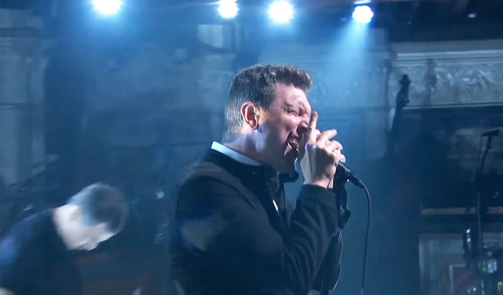 Dez anos depois, The Walkmen volta a se apresentar ao vivo. Na TV