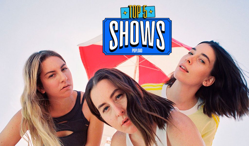 Top 5 SHOWS – As Haim no Centrão (mais “algumas outras”). Presença Festival no Rio. Os Mutantes no Joia. Beijo, Rita Lee