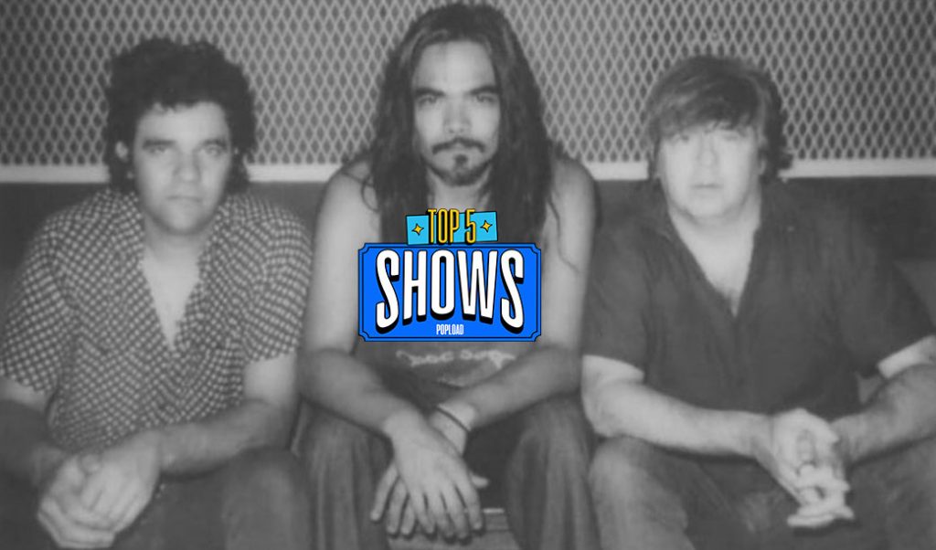 Top 5 Shows – Cardápio da semana no país tem a velha juventude sônica em SP, a favela vencendo no Rio e a além-sofrência. Mais ou menos isso