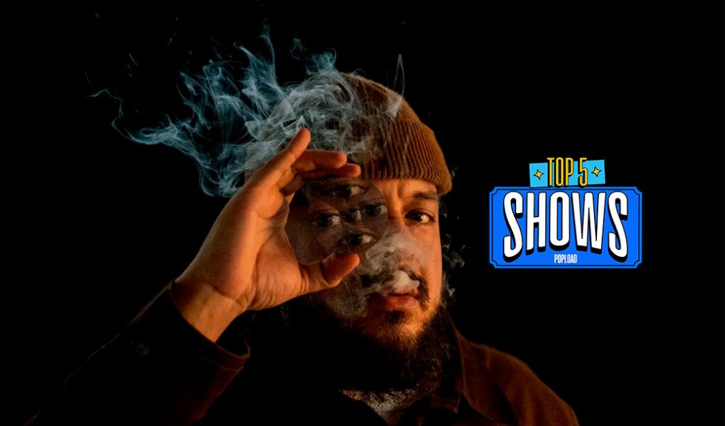 Top 5 Shows – Rodrigo Ogi e o show do disco novo aleatório.  O multisom da YOÙN ao vivo. E Liniker para os gaúchos. Confira os principais agitos da semana!