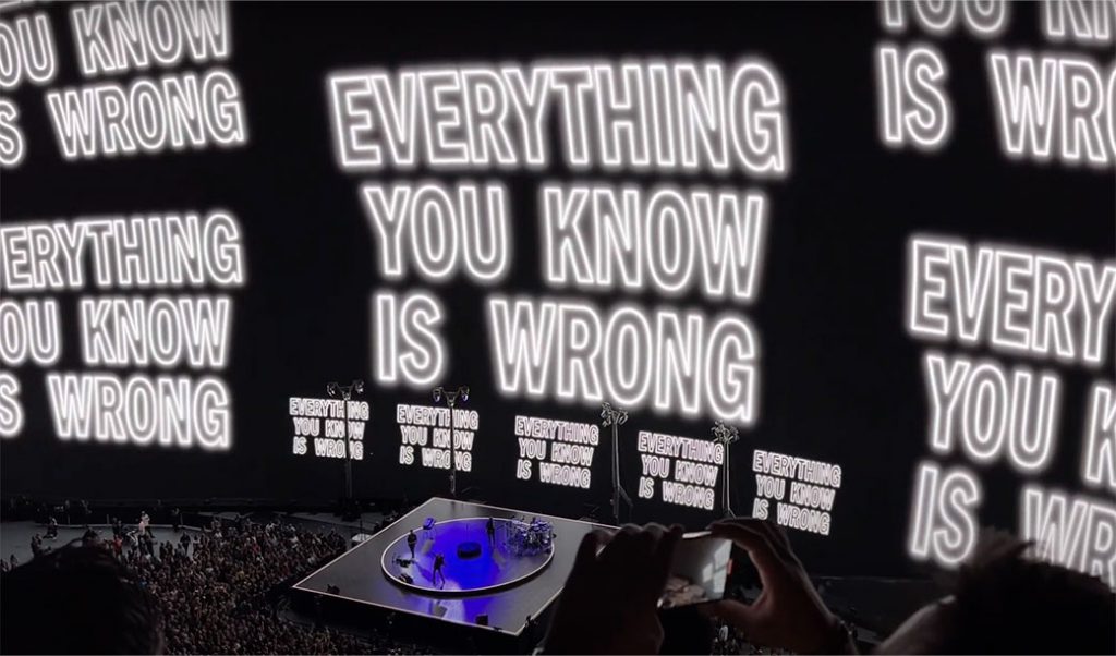 Mais U2. Quer dizer, mais The Sphere, a épica nova casa de espetáculos de Las Vegas que inaugura uma nova era para  os shows. Ah, temos também uma hora do concerto do U2 lá dentro. Vem