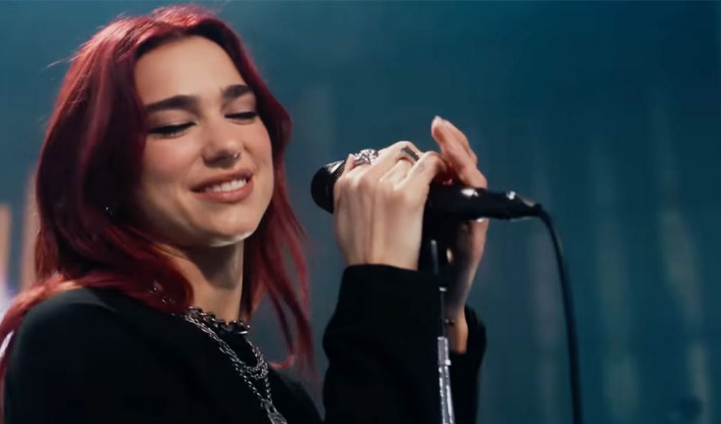 Dua Lipa volta com sua “Houdini”. Agora ao vivaço