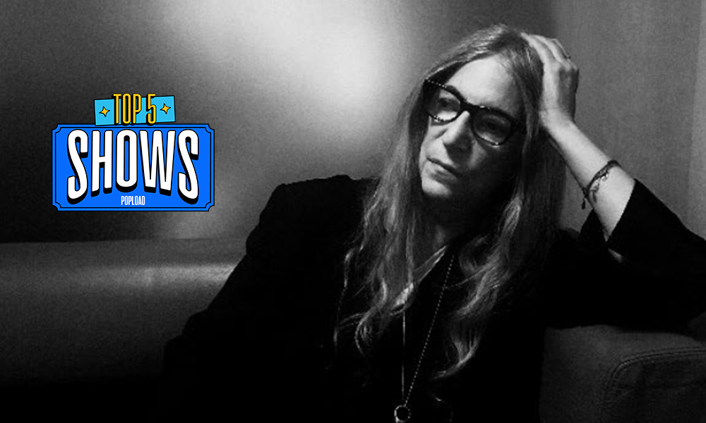 Top 5 Shows – Semana tem, “apenas”, Patti Smith duas vezes em SP. Tem ainda festa do Gilsons, Giovani Cidreira chegando no Carnaval, o samba-teatro do Pietá…