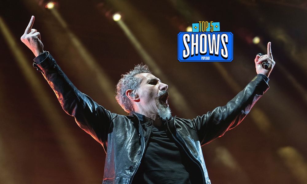 Top 5 shows – System of a Down chega incendiando (mesmo) nosso calendário. Josyara contrapõe o peso no nosso ranking. E a galera do Jazz Is Dead vem viva em terceiro