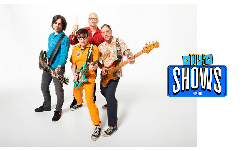 Top 5 Shows – A tropa indie do Weezer manda na semana lotada de shows grandes. Ou de pequenos grandes shows