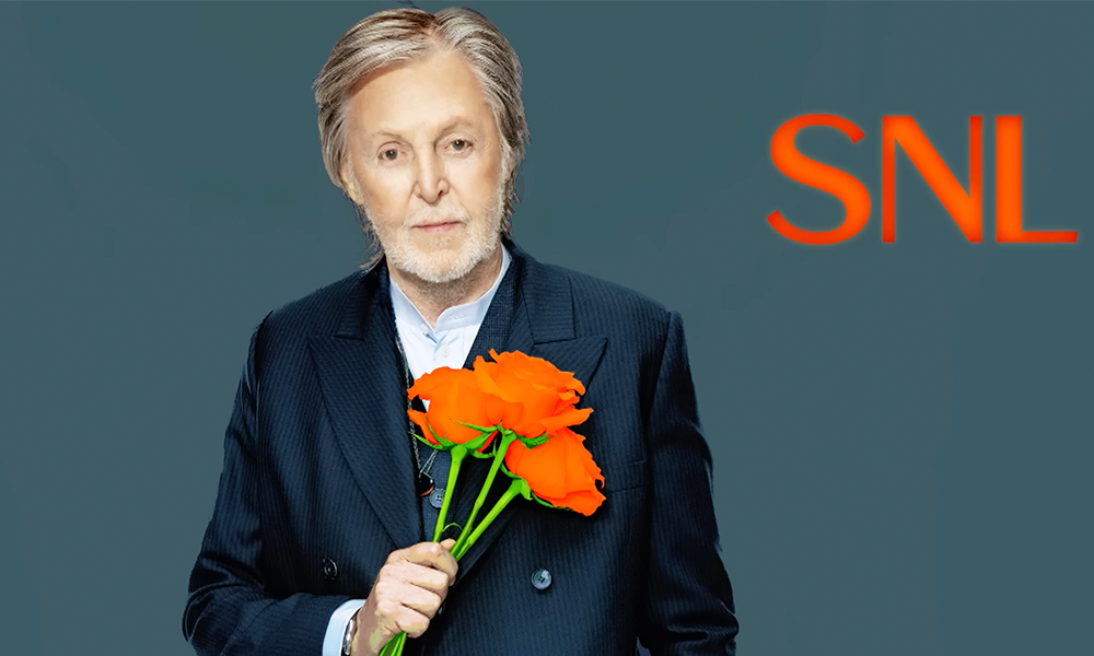 Muitas camadas aqui. Paul McCartney no “Saturday Night Live”